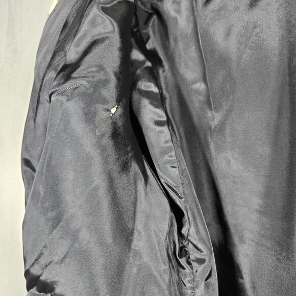 VTG 1960s Peerless 100% Wool Coat Black White Check Houndstooth Mod Midi Medium - Picture 14 of 15